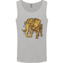 A Steampunk Elephant Mens Vest Tank Top Sports Grey