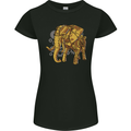 A Steampunk Elephant Womens Petite Cut T-Shirt Black