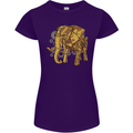 A Steampunk Elephant Womens Petite Cut T-Shirt Purple