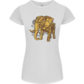 A Steampunk Elephant Womens Petite Cut T-Shirt White