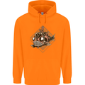 A Steampunk Fish Childrens Kids Hoodie Orange