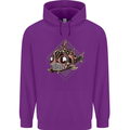 A Steampunk Fish Childrens Kids Hoodie Purple