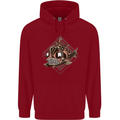 A Steampunk Fish Childrens Kids Hoodie Red