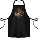 A Steampunk Fish Cotton Apron 100% Organic Black