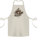 A Steampunk Fish Cotton Apron 100% Organic Natural