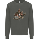 A Steampunk Fish Kids Sweatshirt Jumper Storm Grey
