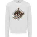 A Steampunk Fish Kids Sweatshirt Jumper White