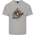 A Steampunk Fish Kids T-Shirt Childrens Sports Grey