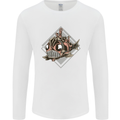 A Steampunk Fish Mens Long Sleeve T-Shirt White