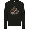 A Steampunk Fish Mens Sweatshirt Jumper Black