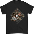 A Steampunk Fish Mens T-Shirt 100% Cotton Black