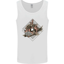 A Steampunk Fish Mens Vest Tank Top White