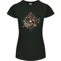 A Steampunk Fish Womens Petite Cut T-Shirt Black