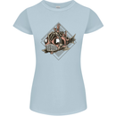 A Steampunk Fish Womens Petite Cut T-Shirt Light Blue