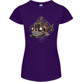 A Steampunk Fish Womens Petite Cut T-Shirt Purple