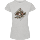A Steampunk Fish Womens Petite Cut T-Shirt Sports Grey