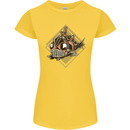 A Steampunk Fish Womens Petite Cut T-Shirt Yellow