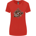 A Steampunk Fish Womens Wider Cut T-Shirt Red