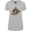 A Steampunk Fish Womens Wider Cut T-Shirt Sports Grey