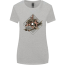A Steampunk Fish Womens Wider Cut T-Shirt Sports Grey