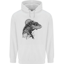 A Steampunk Iguana Lizard Reptiles Childrens Kids Hoodie White