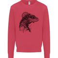 A Steampunk Iguana Lizard Reptiles Kids Sweatshirt Jumper Heliconia