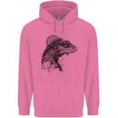 A Steampunk Iguana Lizard Reptiles Mens 80% Cotton Hoodie Azelea