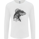 A Steampunk Iguana Lizard Reptiles Mens Long Sleeve T-Shirt White