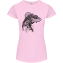 A Steampunk Iguana Lizard Reptiles Womens Petite Cut T-Shirt Light Pink