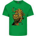 A Steampunk Lion Kids T-Shirt Childrens Irish Green