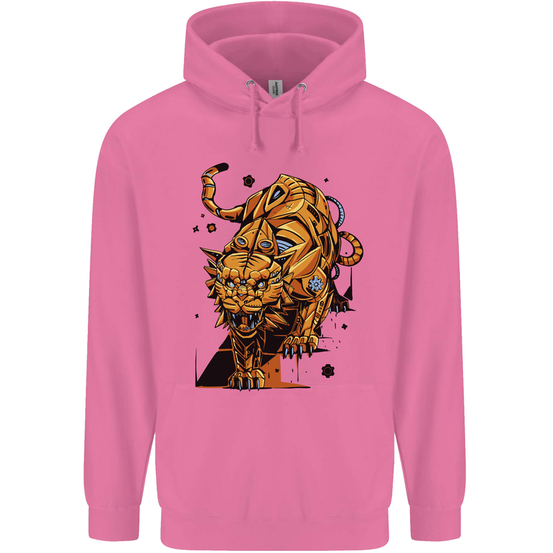 A Steampunk Lion Mens 80% Cotton Hoodie Azelea