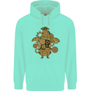 A Steampunk Penguin Childrens Kids Hoodie Peppermint