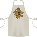 A Steampunk Penguin Cotton Apron 100% Organic Natural