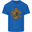 A Steampunk Penguin Kids T-Shirt Childrens Royal Blue