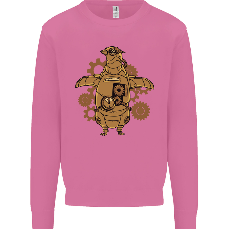 A Steampunk Penguin Mens Sweatshirt Jumper Azalea