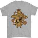 A Steampunk Penguin Mens T-Shirt 100% Cotton Sports Grey