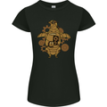 A Steampunk Penguin Womens Petite Cut T-Shirt Black