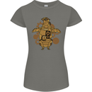 A Steampunk Penguin Womens Petite Cut T-Shirt Charcoal