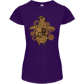 A Steampunk Penguin Womens Petite Cut T-Shirt Purple