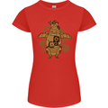 A Steampunk Penguin Womens Petite Cut T-Shirt Red