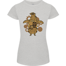 A Steampunk Penguin Womens Petite Cut T-Shirt Sports Grey