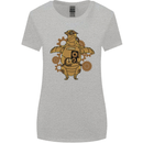 A Steampunk Penguin Womens Wider Cut T-Shirt Sports Grey
