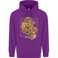 A Steampunk Snake Reptiles Childrens Kids Hoodie Purple