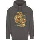 A Steampunk Snake Reptiles Childrens Kids Hoodie Storm Grey