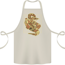 A Steampunk Snake Reptiles Cotton Apron 100% Organic Natural