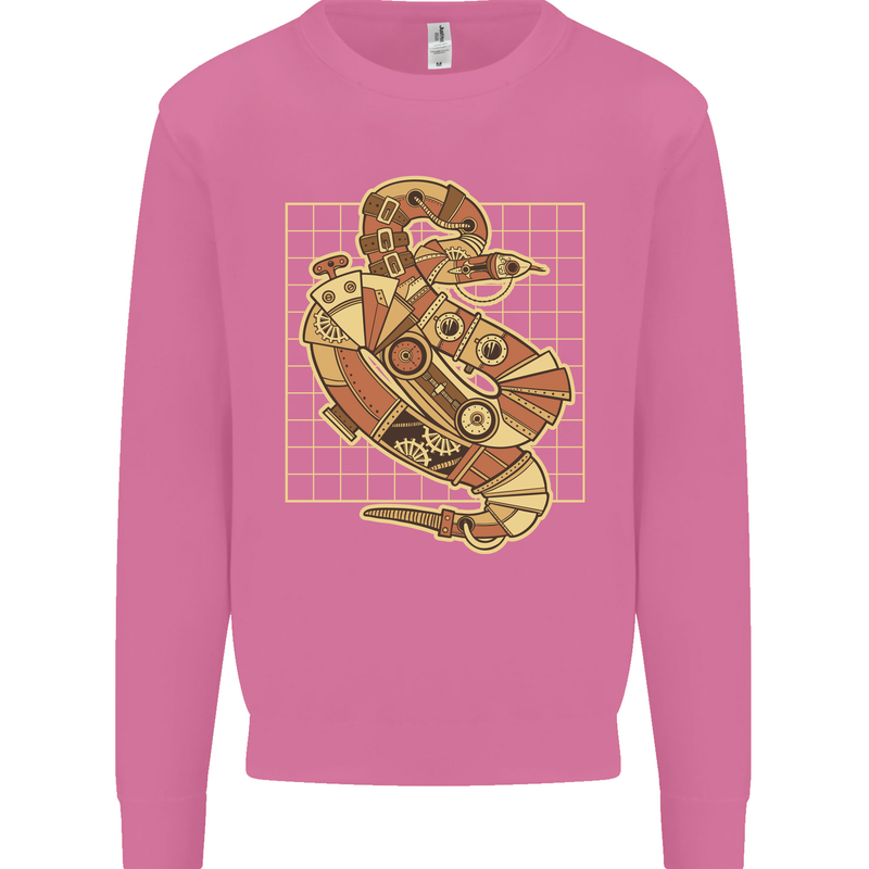 A Steampunk Snake Reptiles Mens Sweatshirt Jumper Azalea