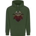 A Steampunk Viking Childrens Kids Hoodie Forest Green