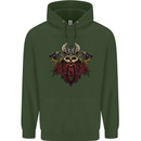 A Steampunk Viking Childrens Kids Hoodie Forest Green