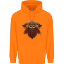 A Steampunk Viking Childrens Kids Hoodie Orange