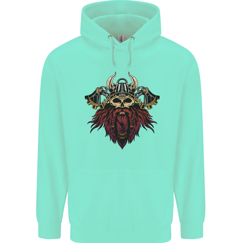A Steampunk Viking Childrens Kids Hoodie Peppermint